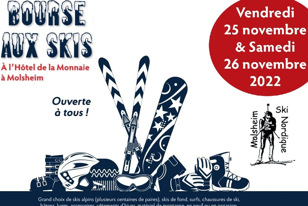 Bourse aux skis : 25-26/11/2022