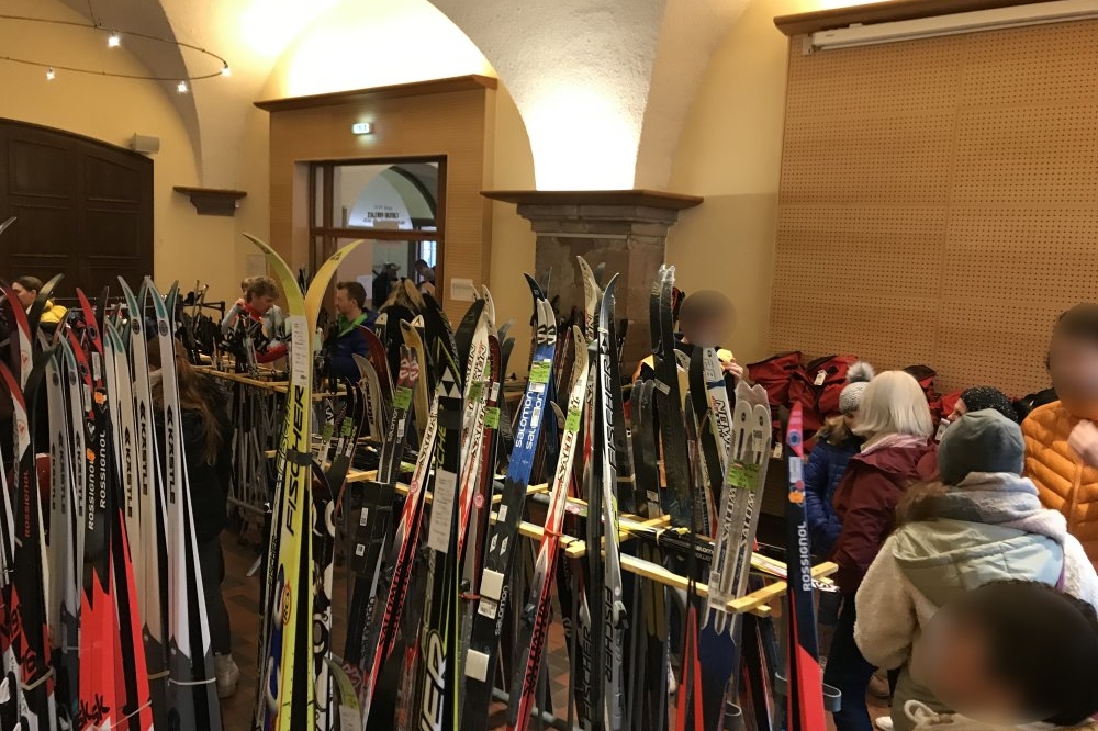 Une belle bourse aux skis