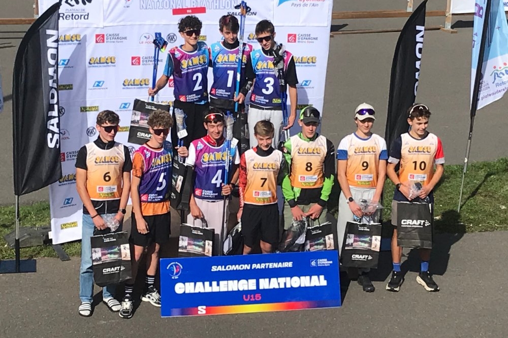 En vidéo : challenge national U15 biathlon d'automne
