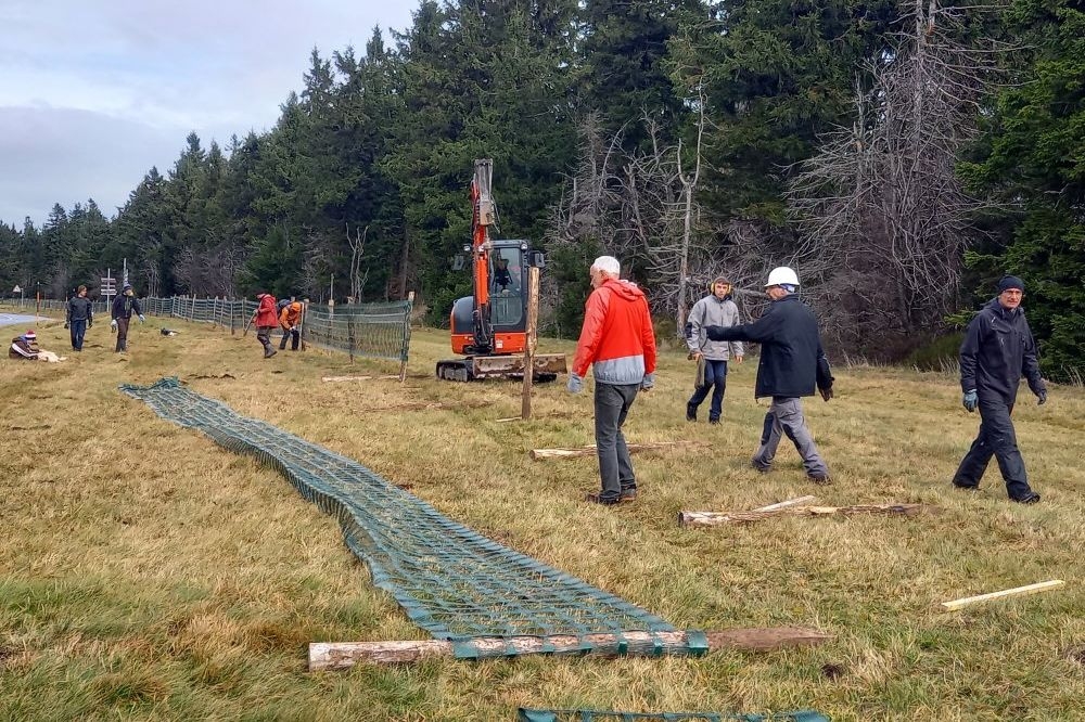 Les préparatifs de la saison au Champ du Feu