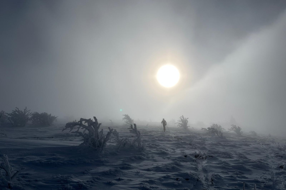 Exceptionnelle randonnée à skis dans les Vosges
