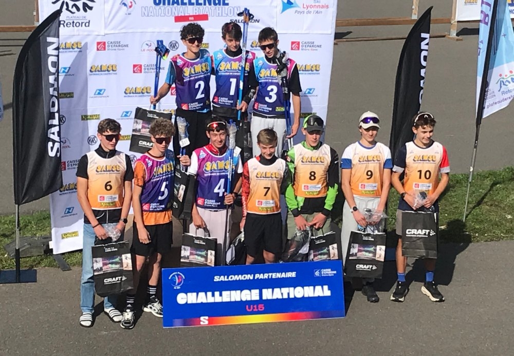 En vidéo : challenge national U15 biathlon d'automne