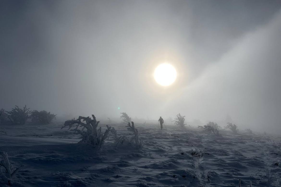 Exceptionnelle randonnée à skis dans les Vosges